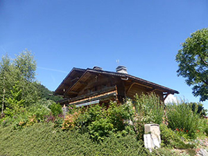 exterieur chalet Combloux été